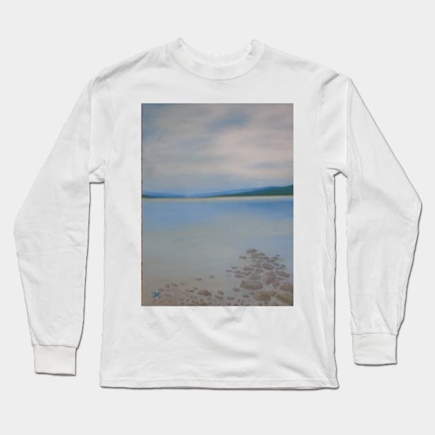 Loch Rannoch, near Pitlochry in Perth & Kinross, Scotland - oil painting Long Sleeve T-Shirt by JennyCathcart